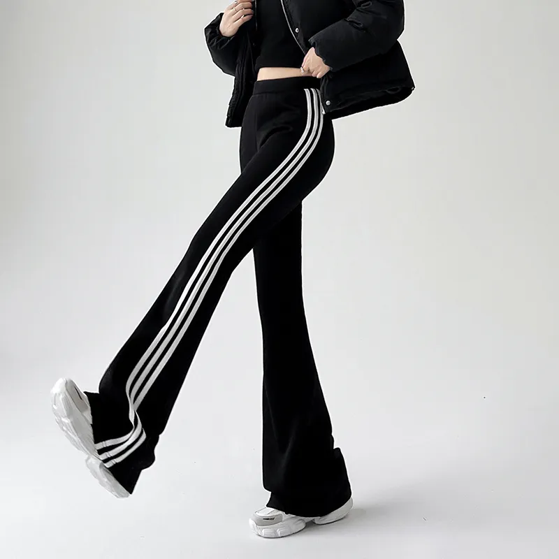 Oudifu Casual Pants Women's Black-3