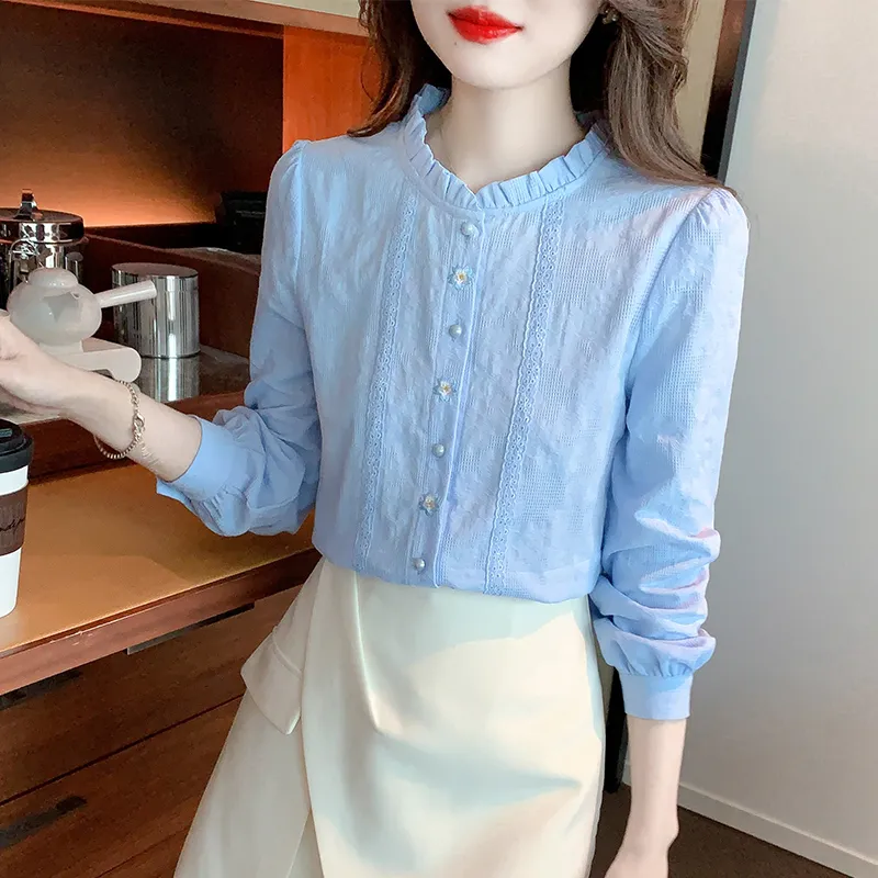 Oudifu Shirts Women's-5