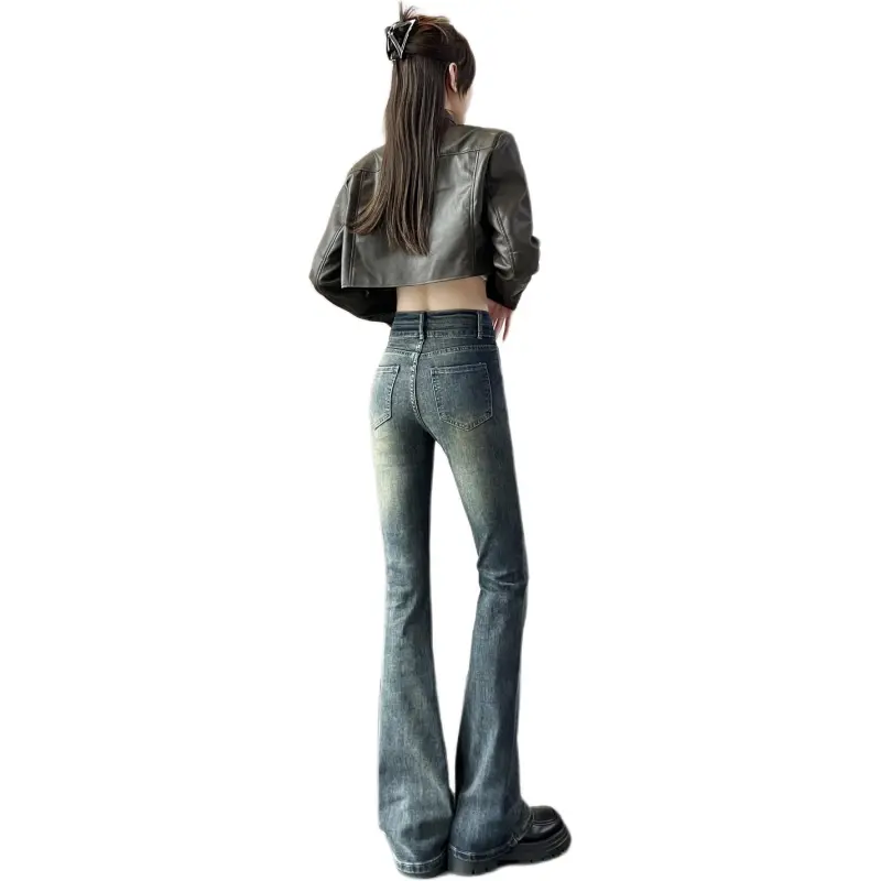 Oudifu Jeans Women's Concrete Gray-1