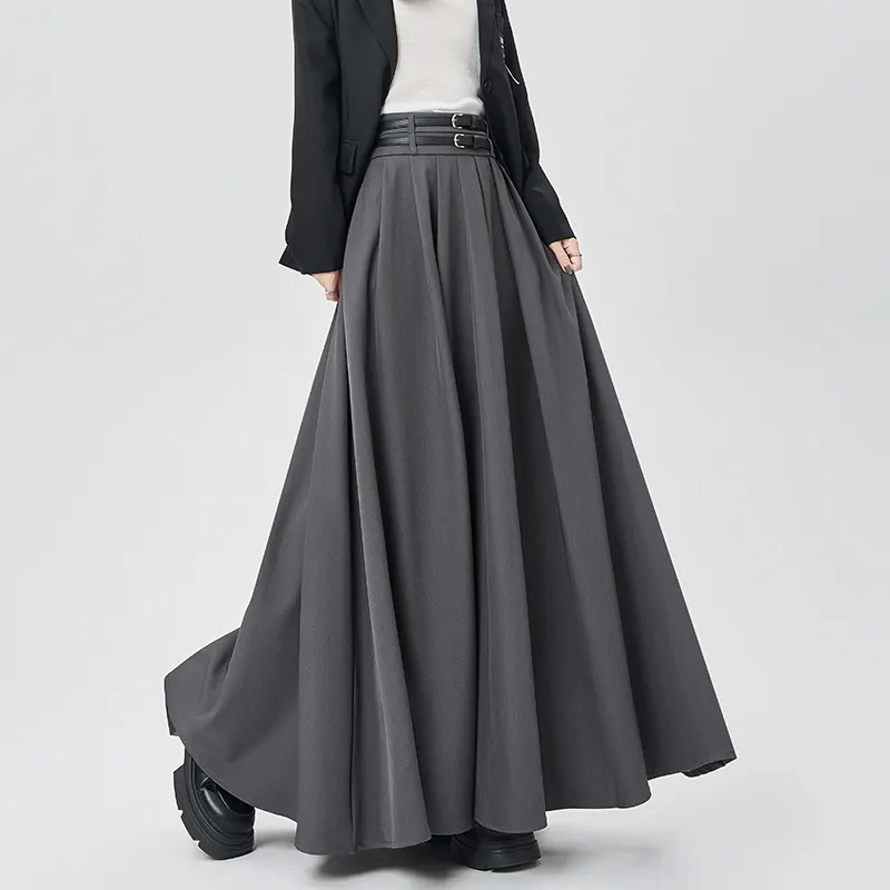 Pa33word Casual Style Long Skirt Women's-6