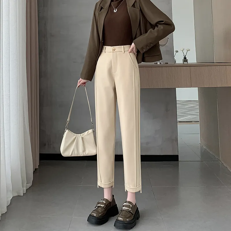 Oudifu Casual Pants Women's-7