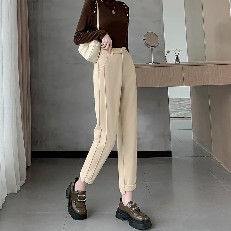 Oudifu Casual Pants Women's-8