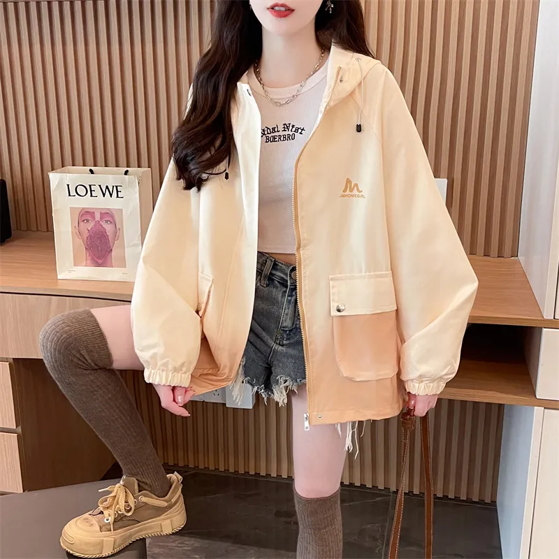 Oudifu Cropped Coats Women's-3