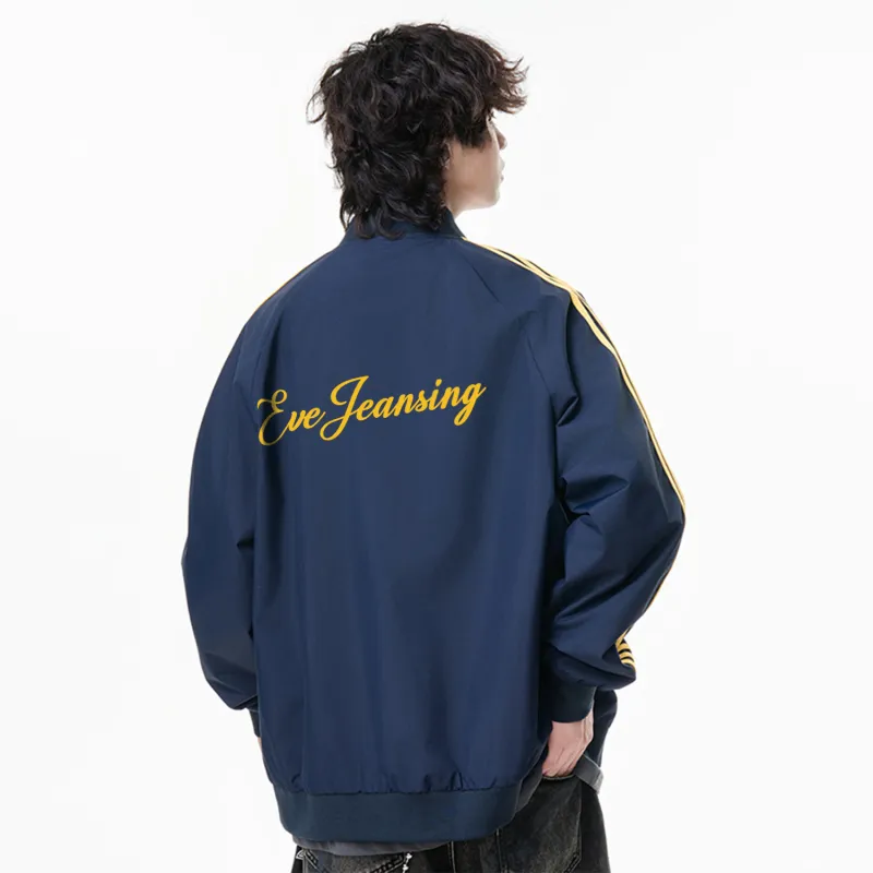 Yiwen Jackets Coats Unisex Navy Blue-8