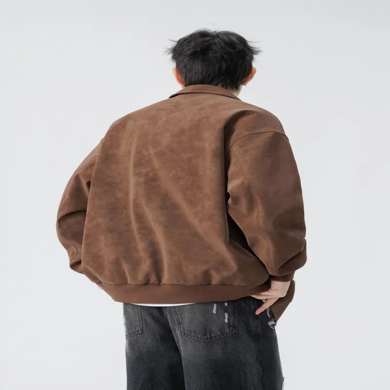 Yiwen Leather Jackets Unisex-5
