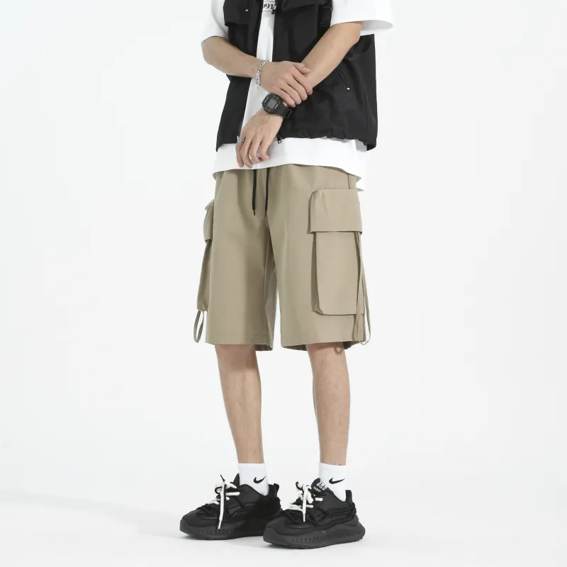 Yiwen Cargo Shorts Unisex-15