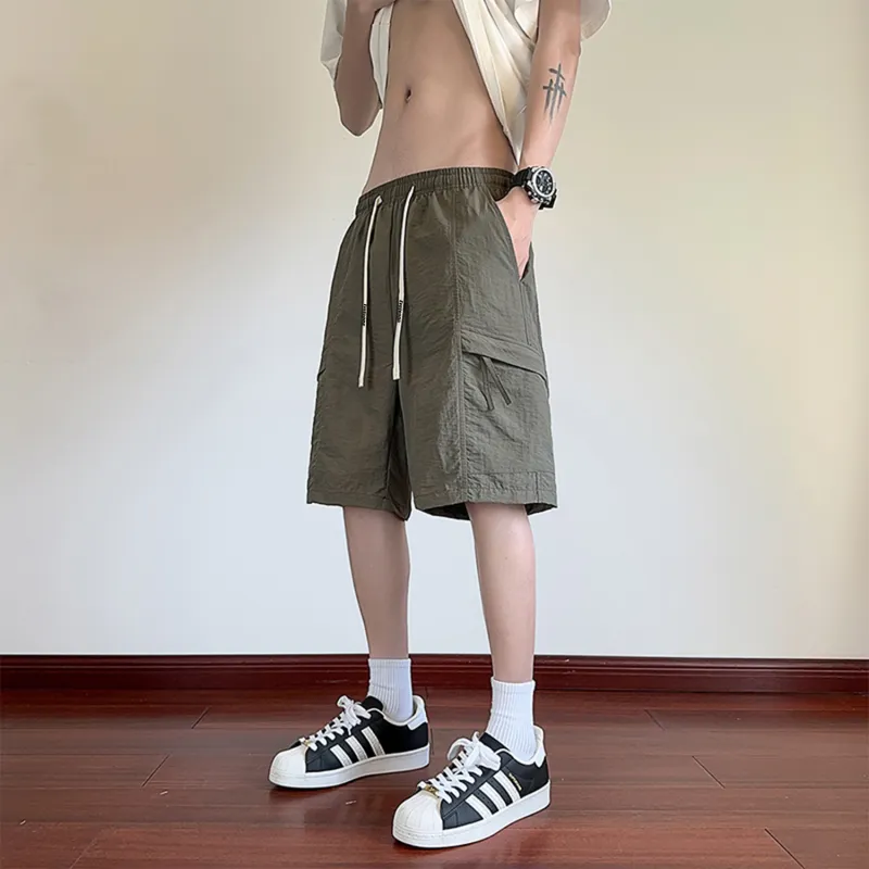 Yiwen Cargo Shorts Unisex-12