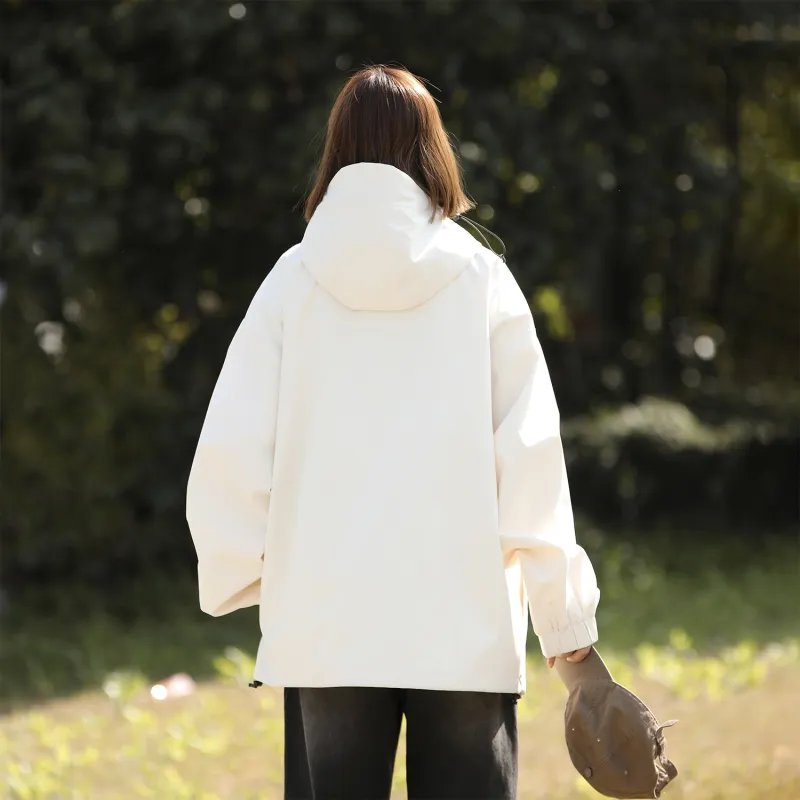 Yiwen Water Resistant Windproof Breathable Warm Windbreaker Jacket Unisex-4
