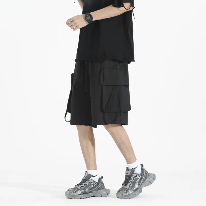 Yiwen Cargo Shorts Unisex-3