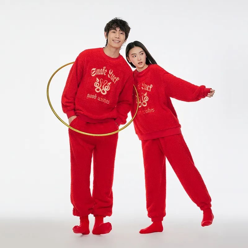 DGG Pajama Set Unisex Lucky Red-5