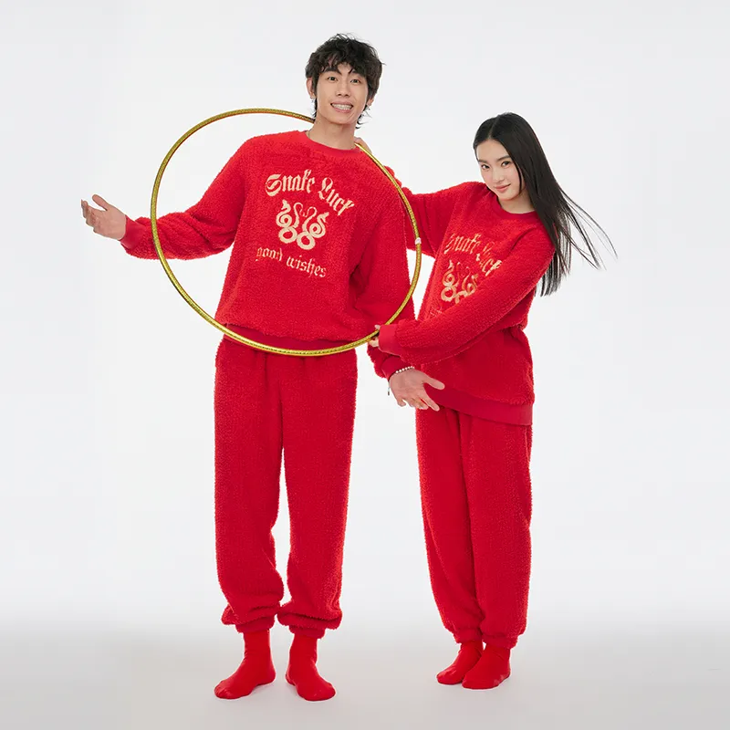 DGG Pajama Set Unisex Lucky Red-3