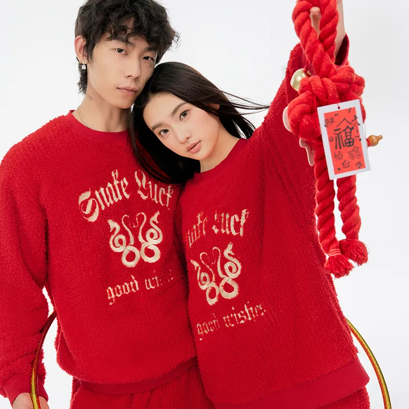 DGG Pajama Set Unisex Lucky Red-4