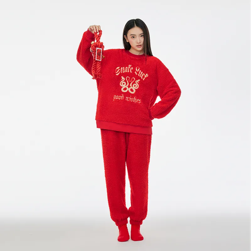 DGG Pajama Set Unisex Lucky Red-1
