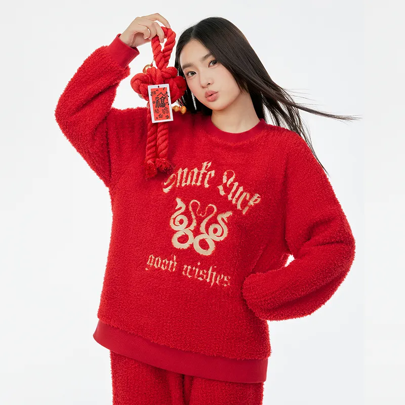 DGG Pajama Set Unisex Lucky Red-6