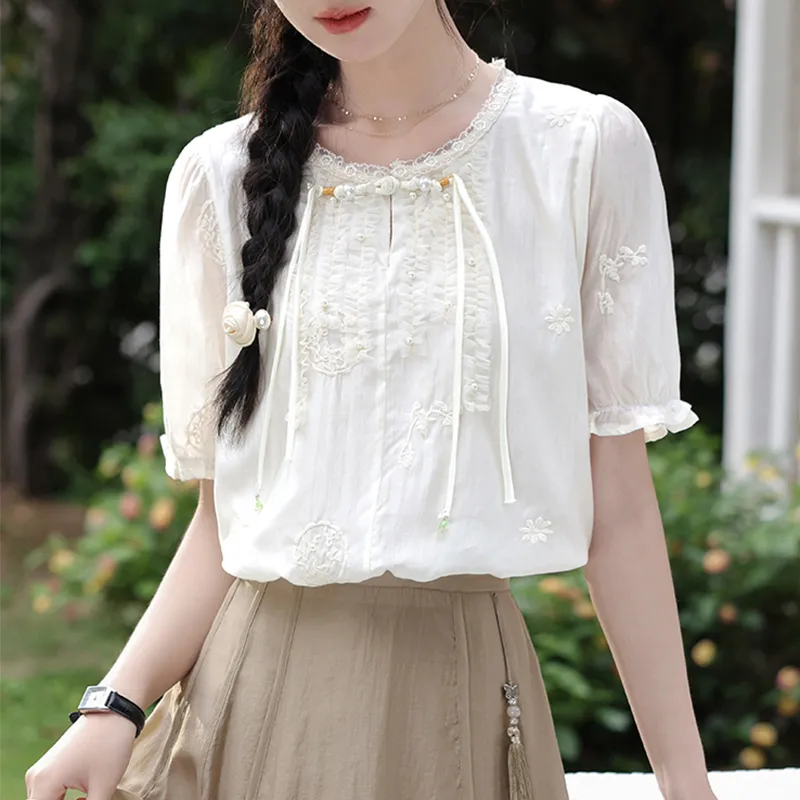 Alxnan Shirts Women's Ecru-1