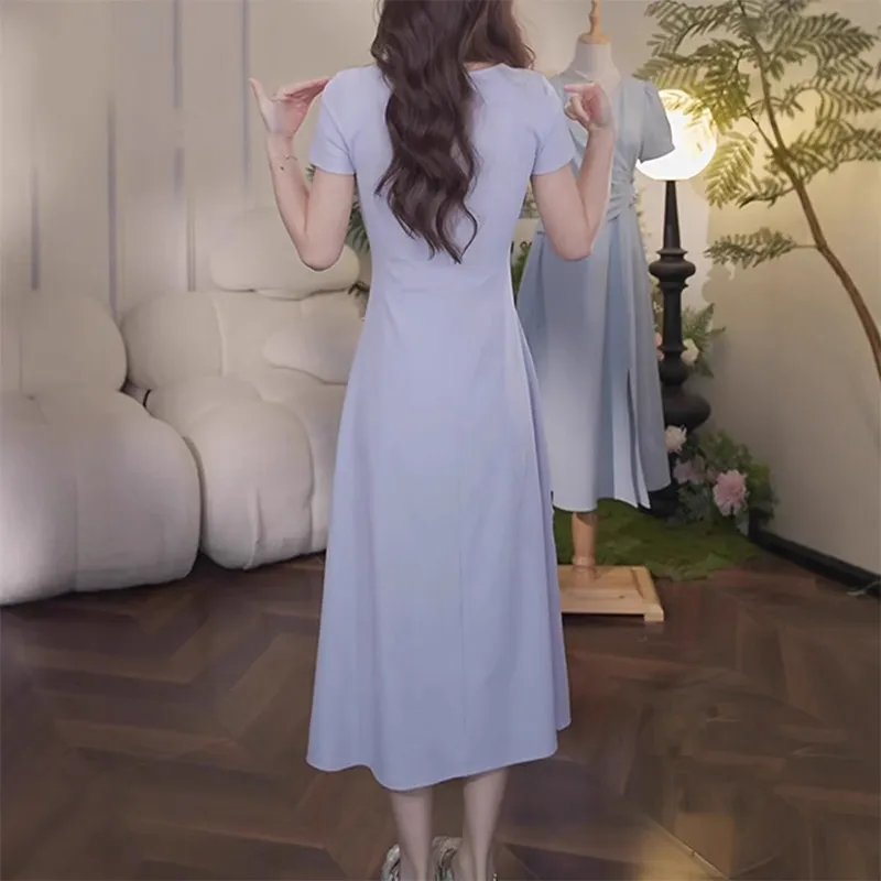 Alxnan Short Sleeved Dress Women's-1