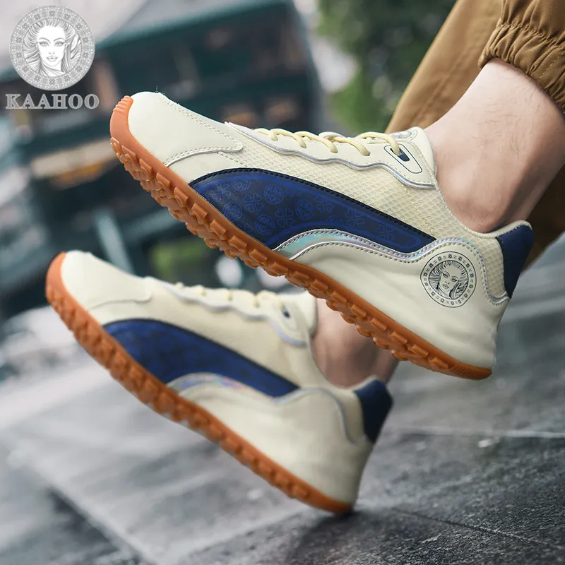KAAHOO Cushioned Slip-Resistant Breathable Low-Top Casual Shoes Unisex-7
