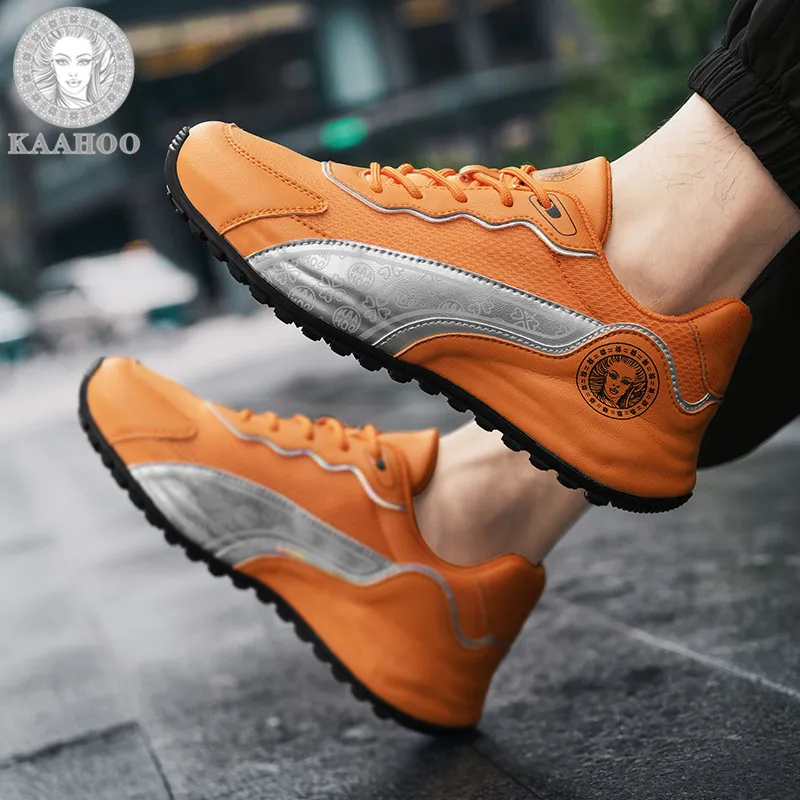 KAAHOO Cushioned Slip-Resistant Breathable Low-Top Casual Shoes Unisex-24