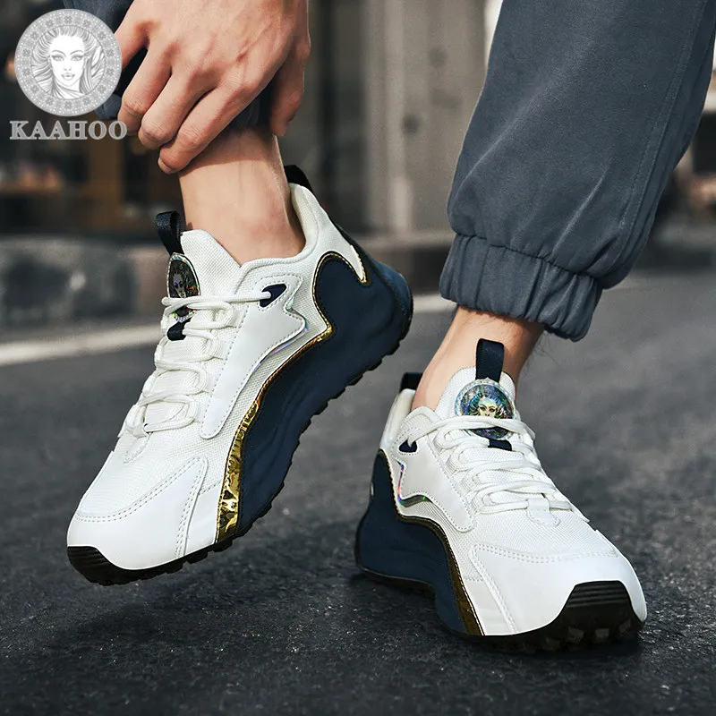 KAAHOO Slip-Resistant Breathable Lightweight Low-Top Casual Shoes Unisex-9