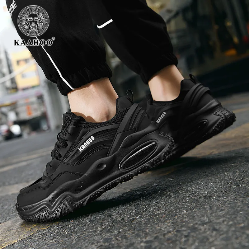 KAAHOO Wear-Resistant Breathable Height Increasing Low-Top Casual Shoes Unisex-24