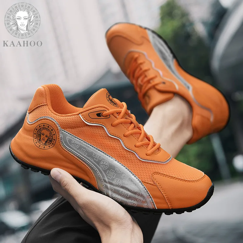 KAAHOO Cushioned Slip-Resistant Breathable Low-Top Casual Shoes Unisex-23