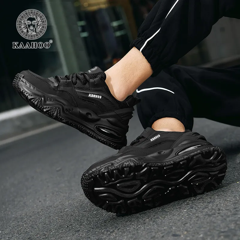 KAAHOO Wear-Resistant Breathable Height Increasing Low-Top Casual Shoes Unisex-20