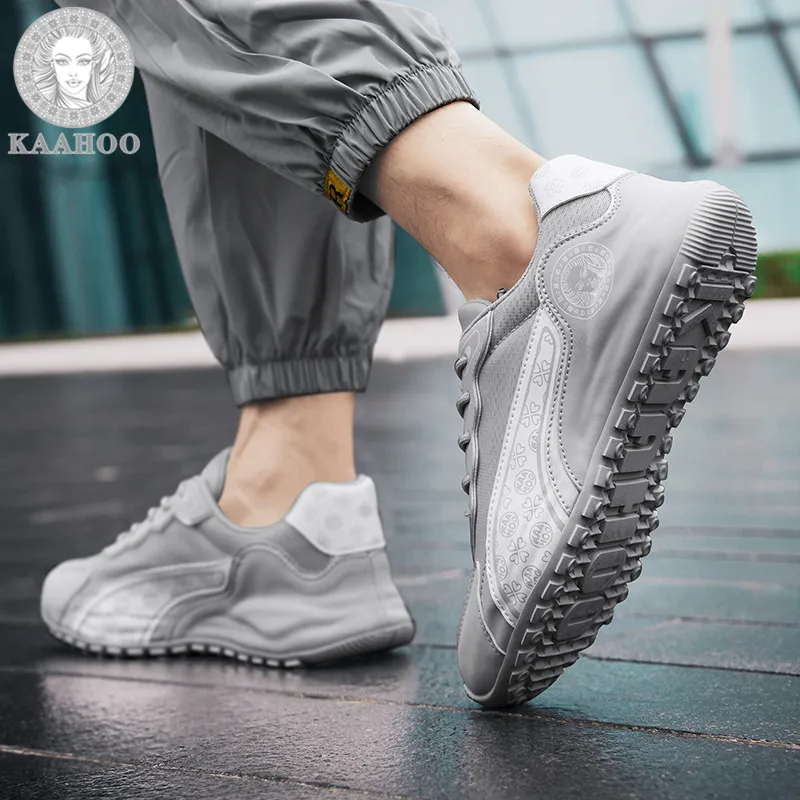 KAAHOO Cushioned Slip-Resistant Breathable Low-Top Casual Shoes Unisex-15