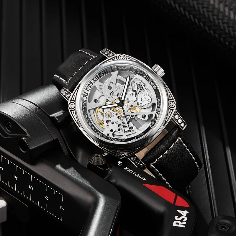 RERF Mechanical Movement Men's Watches Silver Dial-21