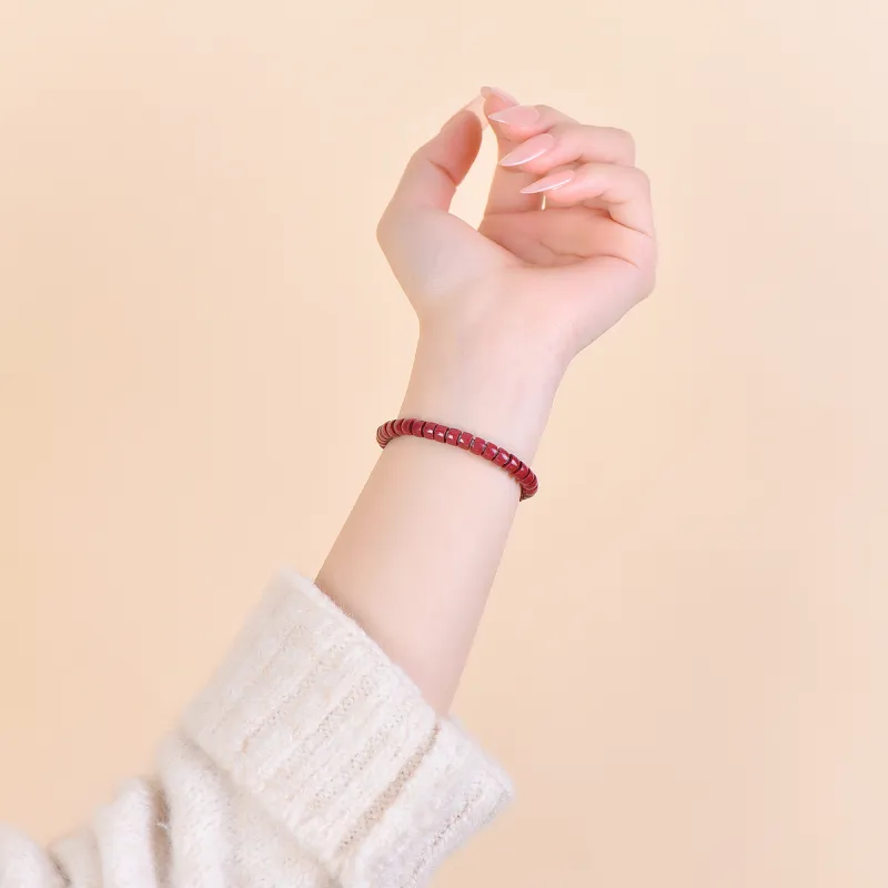 IOEKO Reconstructed Cinnabar Bracelets Unisex-2