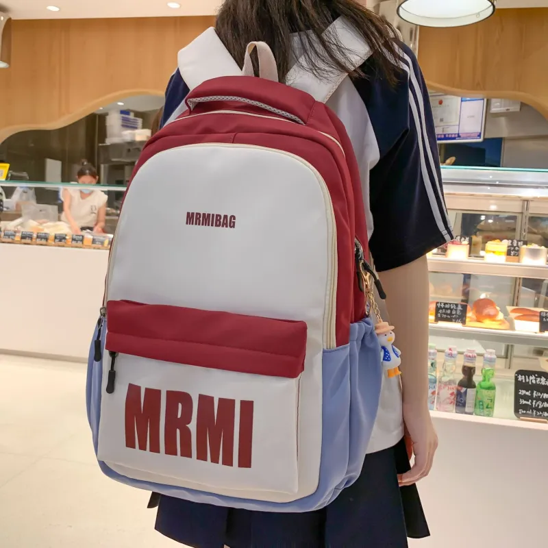LEXI Nylon Backpack Unisex Multicolor-6