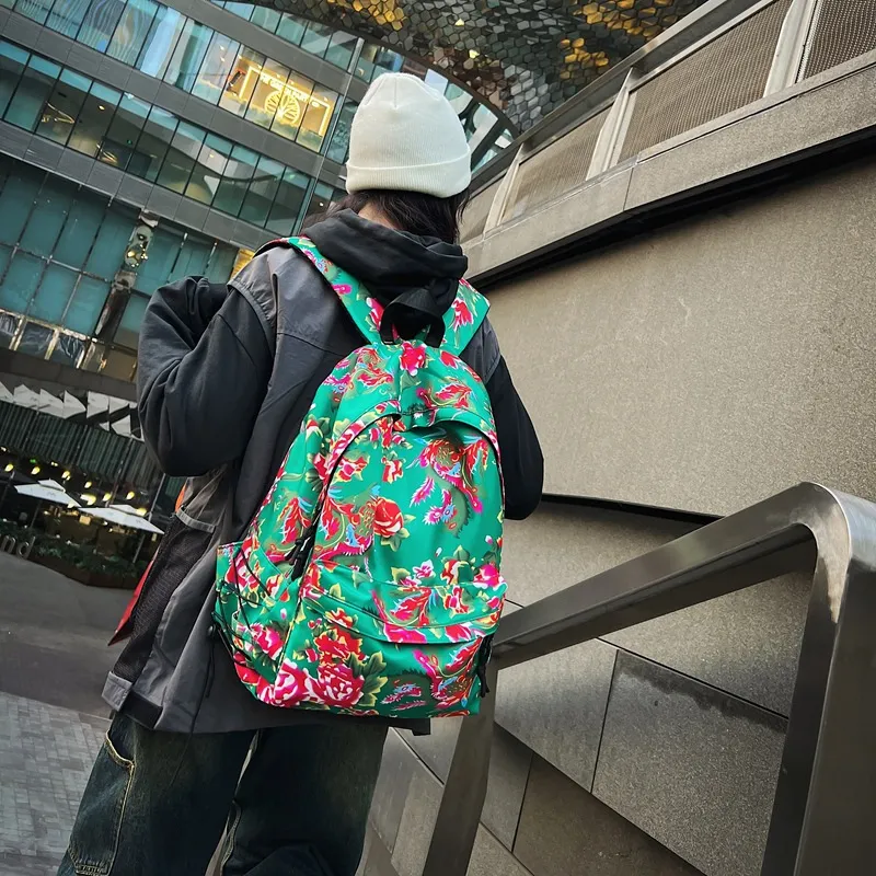 LEXI Nylon Backpack Regular Unisex Multicolor-3