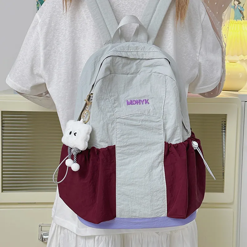 LEXI Nylon Backpack Unisex Multicolor-7