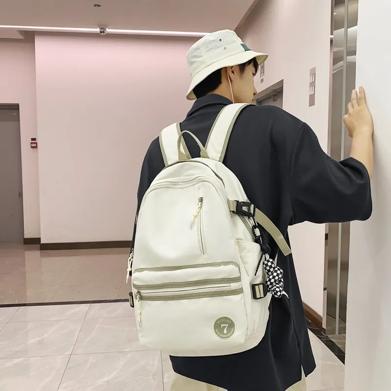 LEXI Nylon Backpack Unisex Multicolor-11