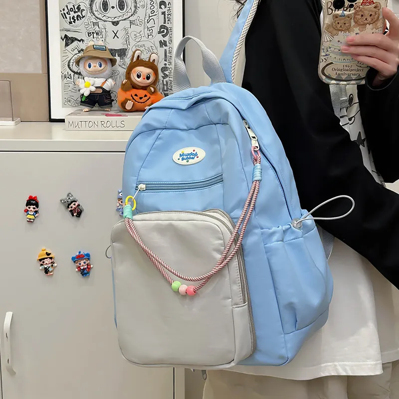 LEXI Nylon Backpack Regular Unisex Multicolor-6