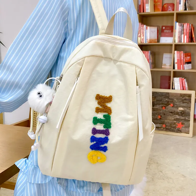 LEXI Nylon Backpack Unisex Multicolor-9