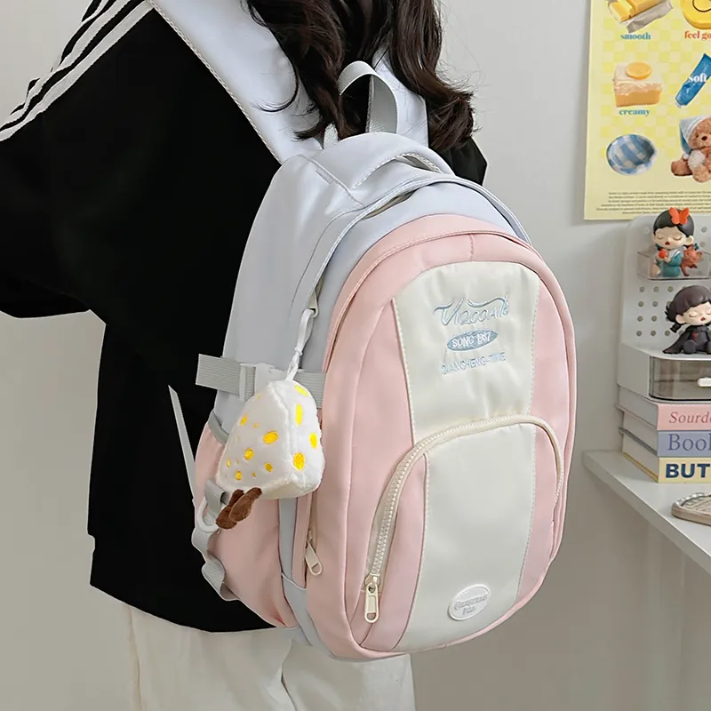 LEXI Nylon Backpack Unisex Multicolor-7