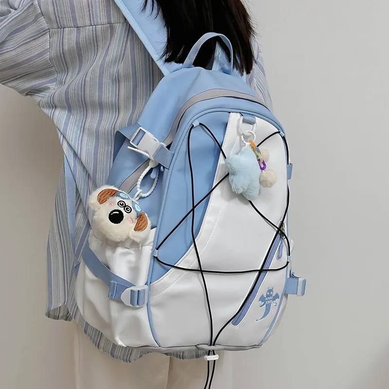LEXI Polyester Backpack Unisex Multicolor-6