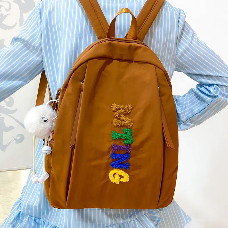 LEXI Nylon Backpack Unisex Multicolor-6