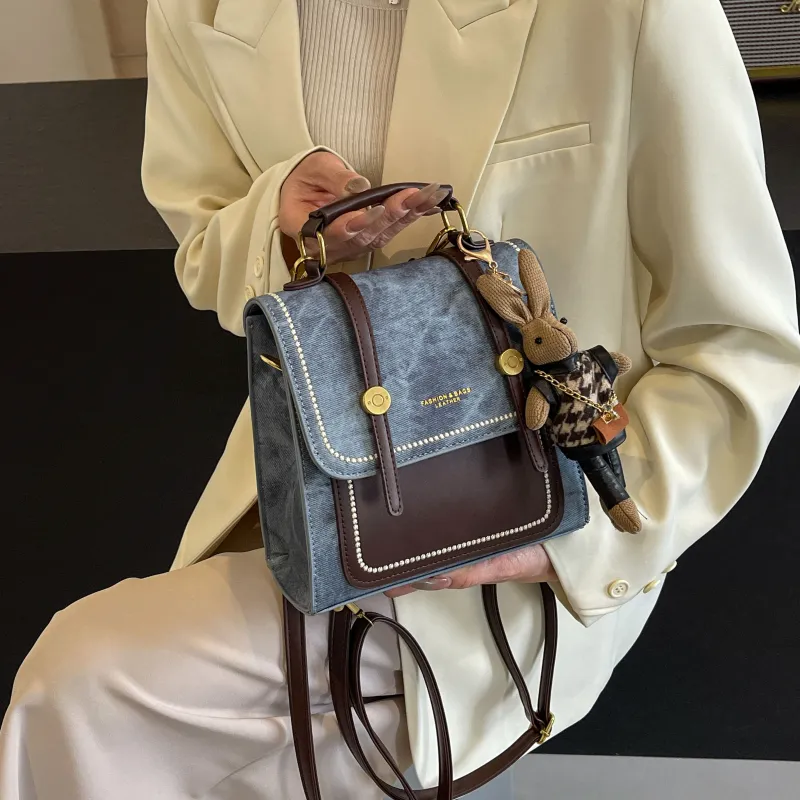 HCXK PU Backpack Regular Women's Multicolor-8