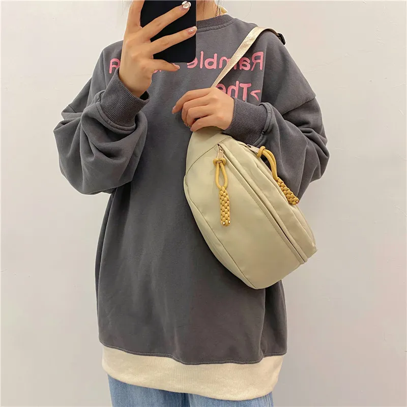 LEXI Nylon Sling Bag Regular Unisex Multicolor-17