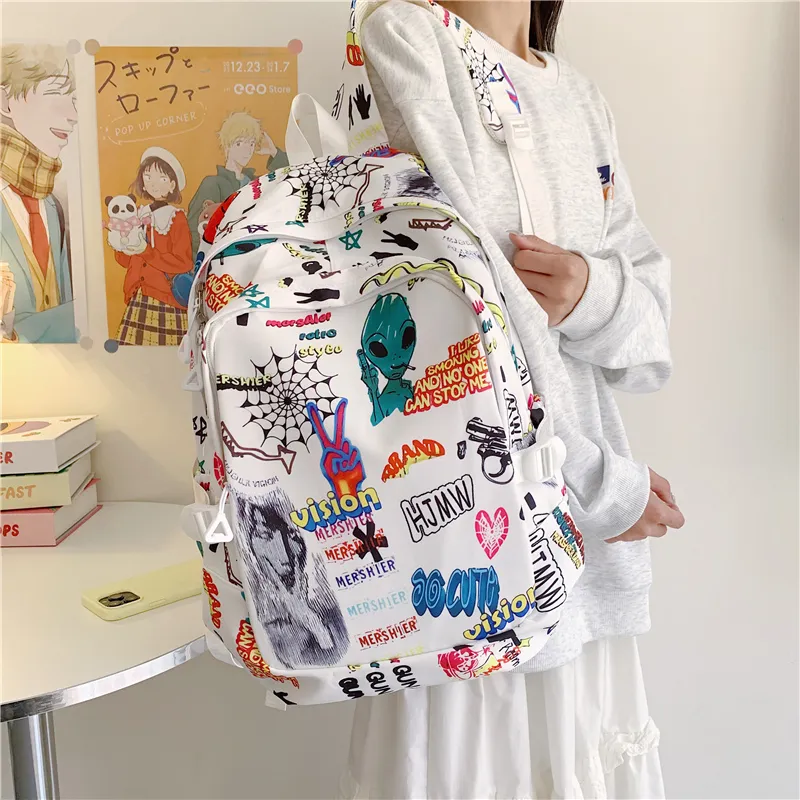 LEXI Oxford Backpack Regular Unisex Multicolor-3
