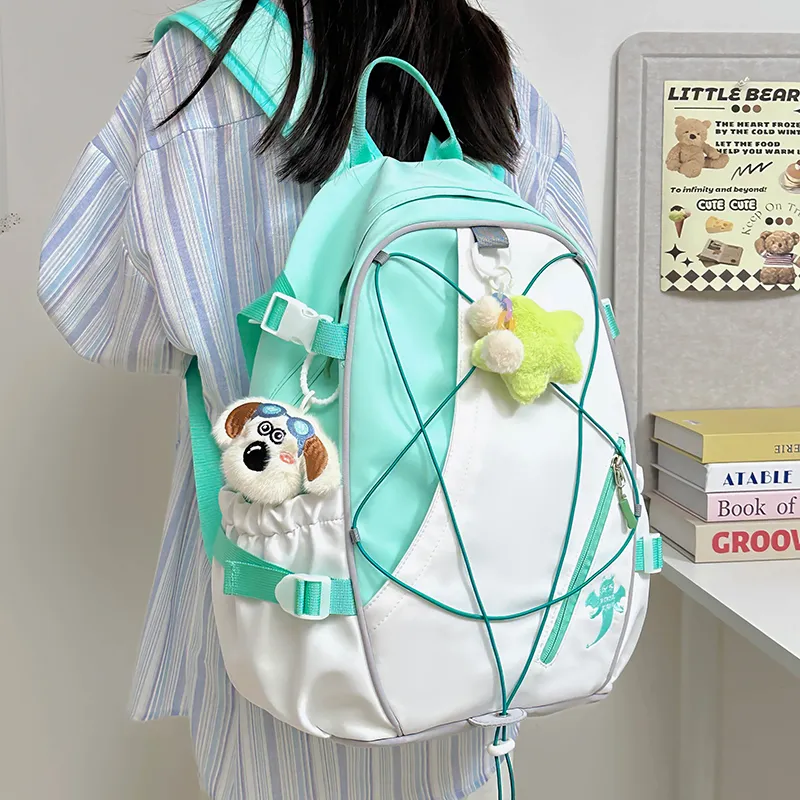 LEXI Polyester Backpack Unisex Multicolor-10