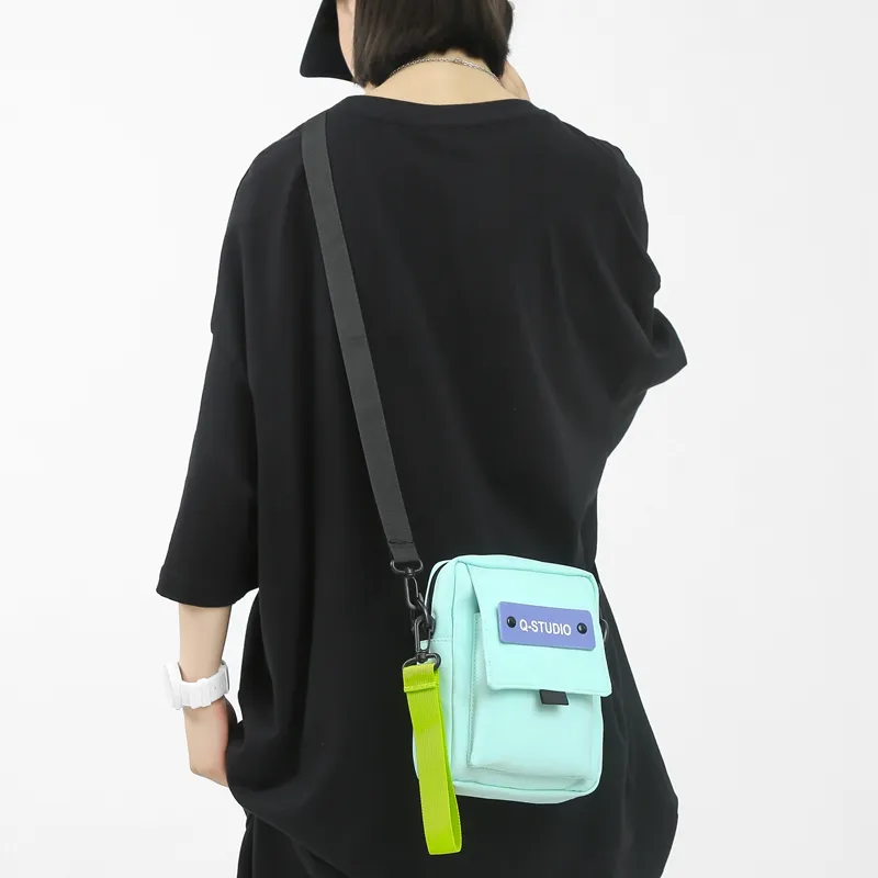 LEXI Nylon Crossbody Bag Regular Unisex Multicolor-6