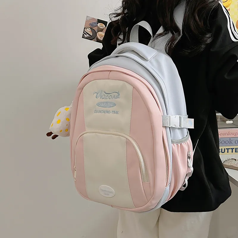 LEXI Nylon Backpack Unisex Multicolor-8