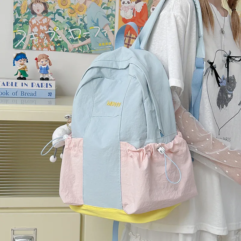 LEXI Nylon Backpack Unisex Multicolor-3