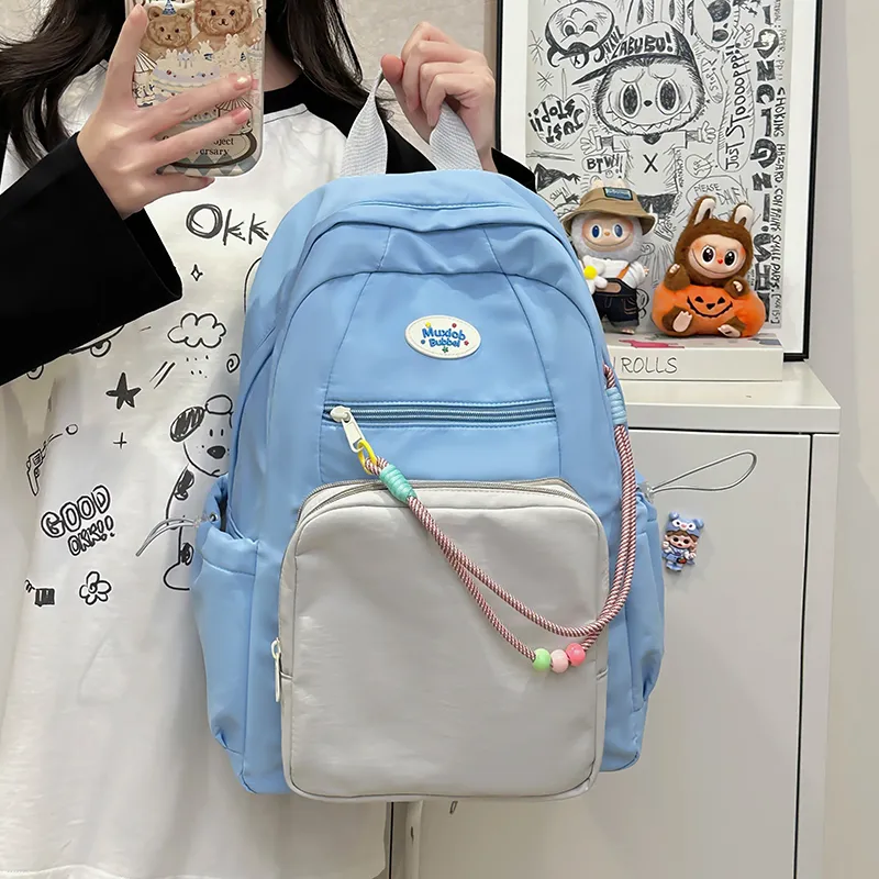LEXI Nylon Backpack Regular Unisex Multicolor-7