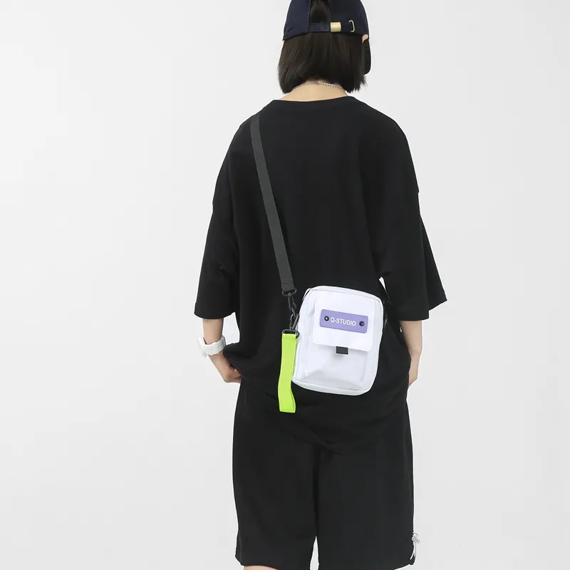 LEXI Nylon Crossbody Bag Regular Unisex Multicolor-3