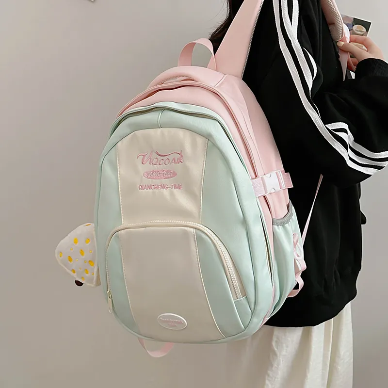 LEXI Nylon Backpack Unisex Multicolor-2