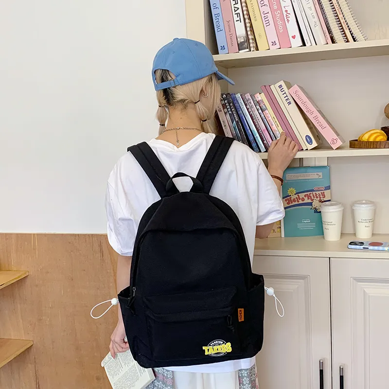 LEXI Nylon Fabric Backpack Unisex Multicolor-19