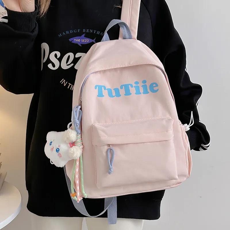 LEXI Polyester Backpack Unisex Multicolor-3